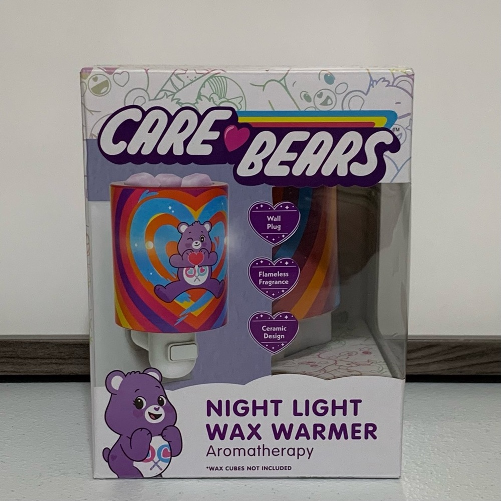 Share Bear Care Bears Aromatherapy Night Light Wax Warmer-New